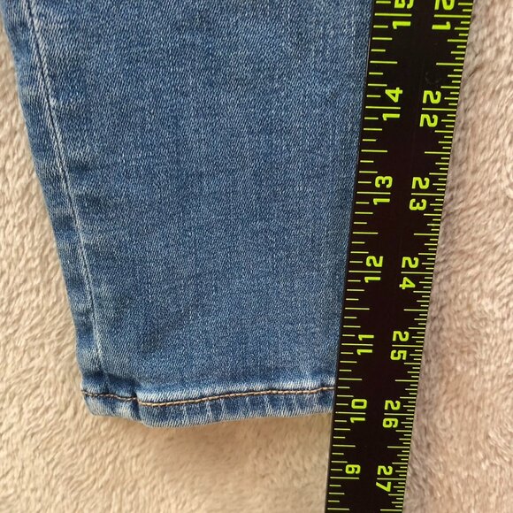 American Eagle Womens Jeans Size 4 Skinny Leg Anke Casual Blue Denim Stretch - Picture 6 of 16